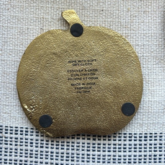 Brass pumpkin coasters - Picture 3 of 3
